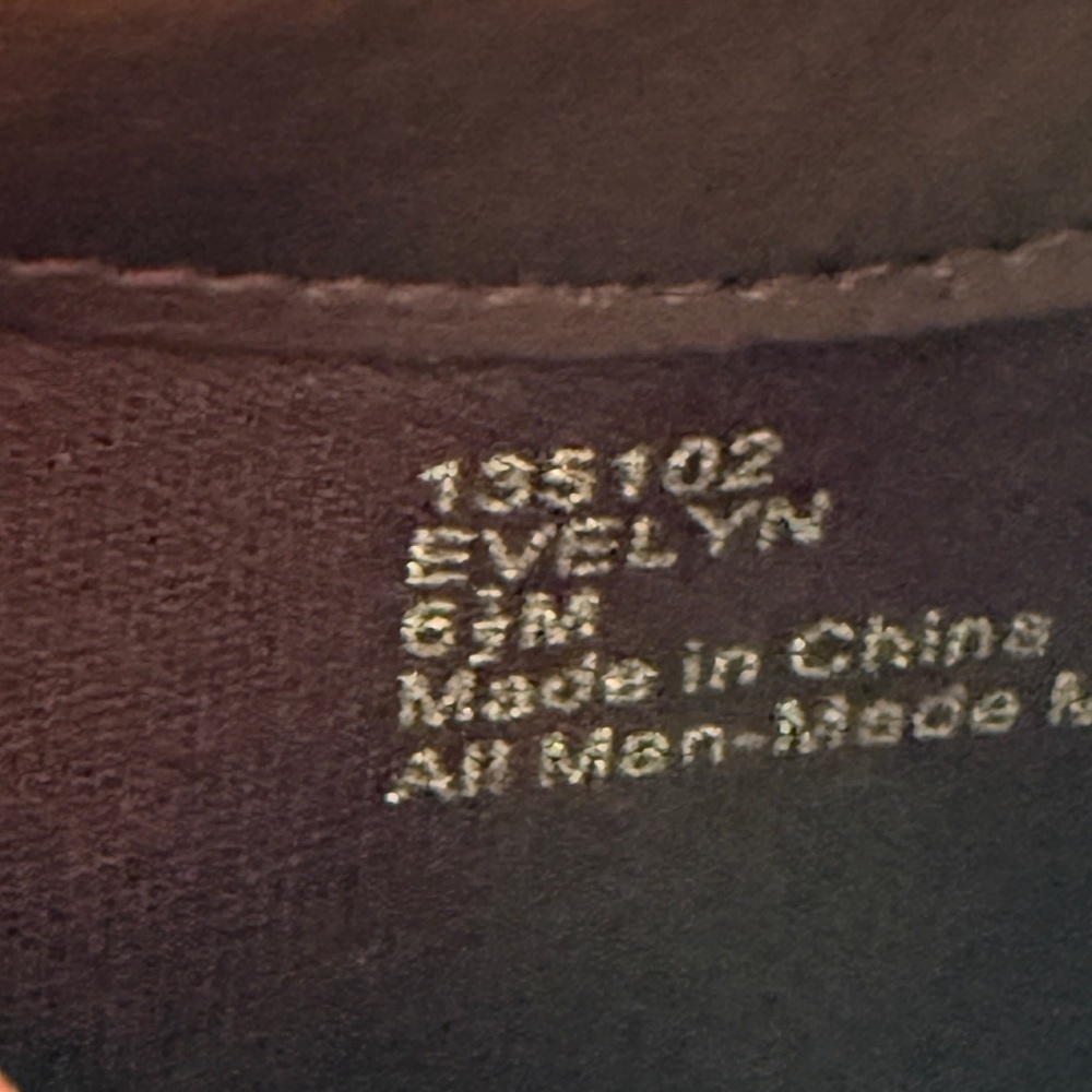 Eva & Zoe Burgundy Evelyn Ankle Boots Size 6.5 - Picture 12 of 13
